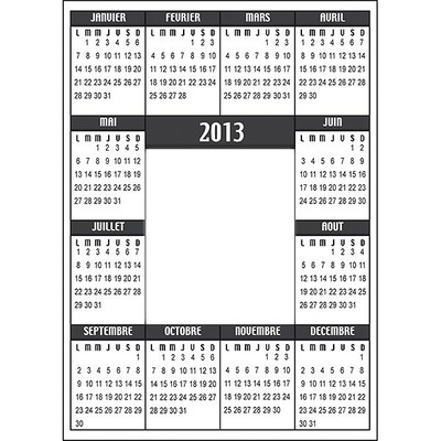calendrier 2013 Fotoğraf editörü