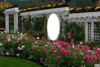 Jardin en fleurs Fotomontagem