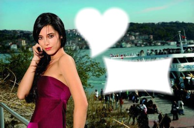 Heart and something other to have a photo with Cansu Dere(Ejsan( Montage photo