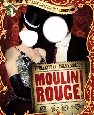 Moulin Rouge Photo frame effect