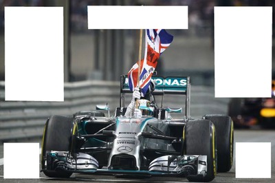 Lewis Hamilton Montaje fotografico