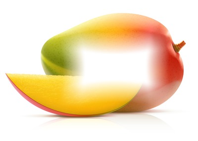 Fruta mango Fotomontagem