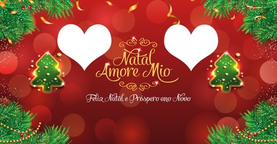 Feliz Natal #Amore#Mio Fotomontaggio