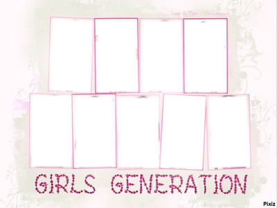 Girls Generation Fotómontázs