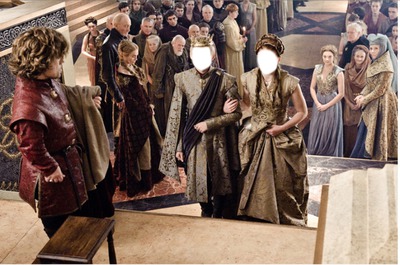Mariage Game of Thrones Fotomontáž