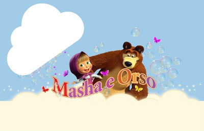 masha e orso 89 Photomontage