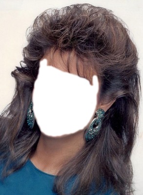 Coupe de cheveux femme Фотомонтажа