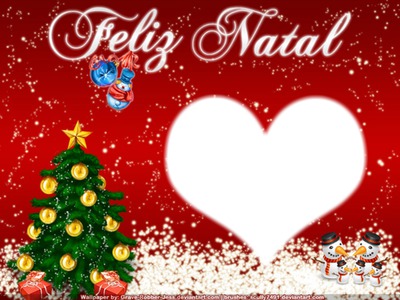 feliz natal amores Photomontage