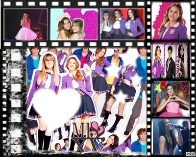 Collage de miss xv Photo frame effect