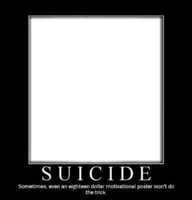 suicide Photo frame effect