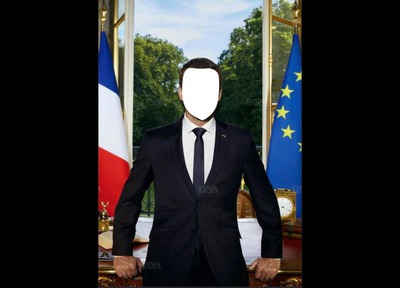 Président Macron Фотомонтаж