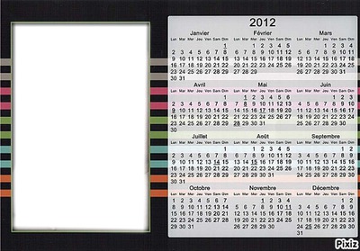 Calendrier 2012 Montage photo