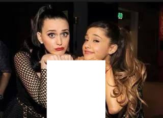 Katy perry and Ariana Grande y tu Montaje fotografico