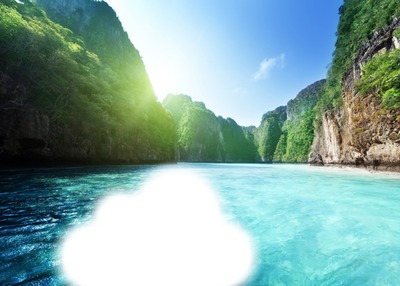 Aguas de Tailandia Photo frame effect