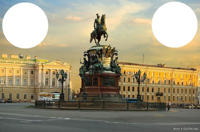 Памятник Императору Николаю-1 Fotomontage