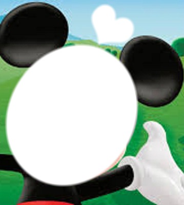 mikey mouse Photo frame effect