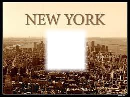 new york Photo frame effect