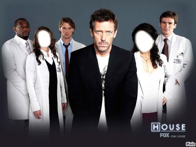 Dr House Photo frame effect