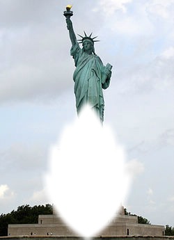 Estatua Da liberdade Fotomontaža