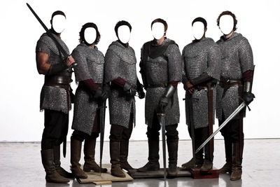 6 chevaliers Fotomontāža