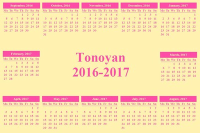 Tonoyan 2016-2017 フォトモンタージュ