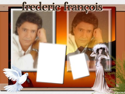 frederic françois 2 photos Photomontage