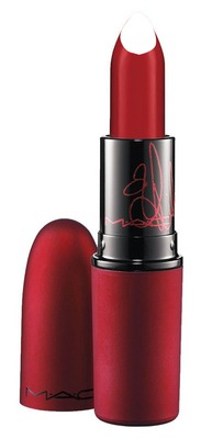 M.A.C Red Lipstick Photomontage