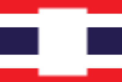 Thailand flag Photomontage