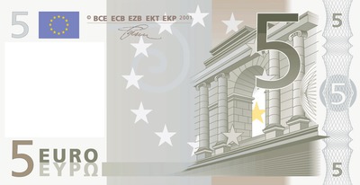 5 Euro フォトモンタージュ