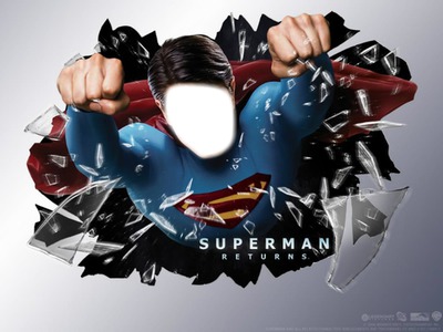 SUPERMAN SUPER Fotomontasje