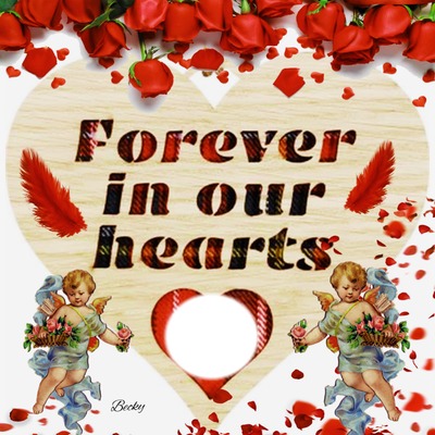 forever in our  heart Fotomontasje