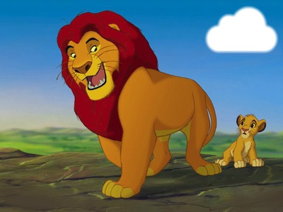 le roi lion Fotomontāža