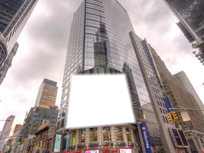 New York Photo frame effect