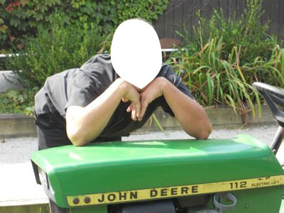 John Deere Man! Fotomontasje