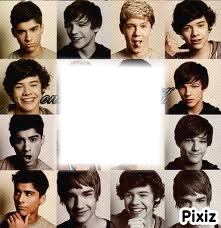 One direction (L) Photo frame effect