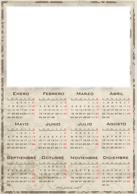 calendario ymialma amor love Fotomontāža