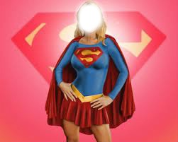 Supergirl Fotomontage