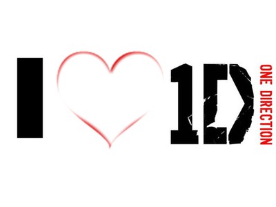 I ♥ One Direction Photo frame effect