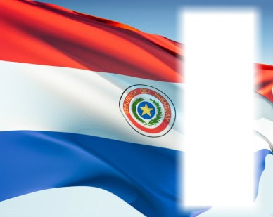 Bandera de Paraguay Valokuvamontaasi
