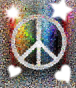peace and love Montage photo
