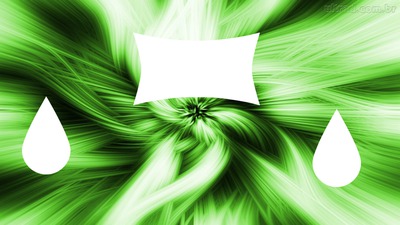 capa verde Fotomontaggio