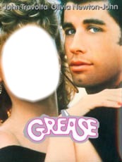 affiche grease Photo frame effect