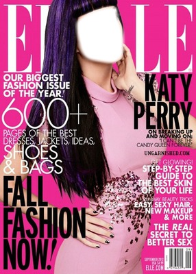 Magazine "ELLE" Katy Perry Fotomontasje