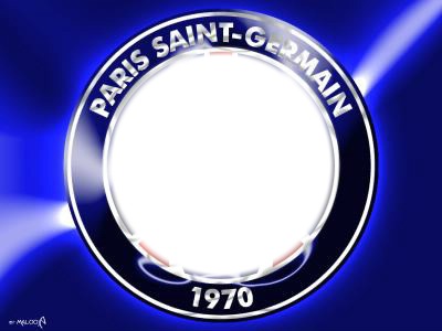 logo du psg Photo frame effect