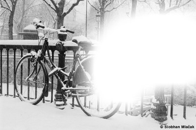 snow Photo frame effect