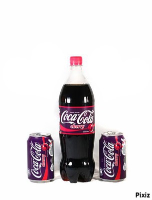 Coca cerize Fotomontaggio