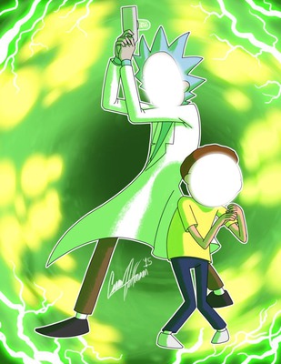 Rick and Morty Fotomontage