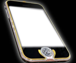 Iphone Diamante Montaje fotografico