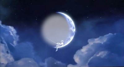 DreamWorks Boy on the Moon Фотомонтаж
