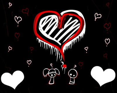 emo love two be me Fotomontage
